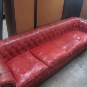 Sofa 4 plazas Chester Rojo